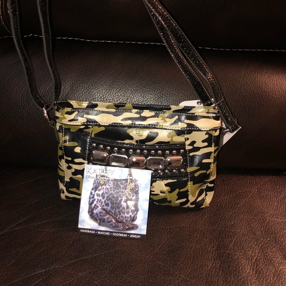 Kathy Van Zeeland Bags Kathy Van Zeeland Camo Shouldercrossbody Nwt